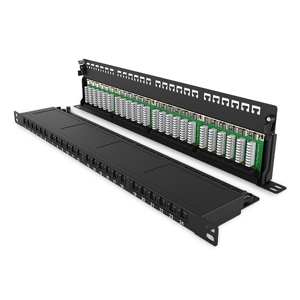 0.5U 24 Ports Network Patch Panel