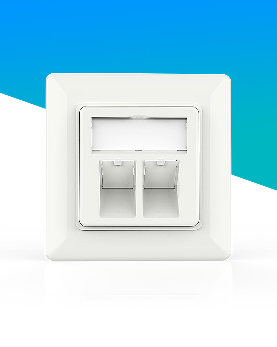 80 Type Network RJ45 Faceplate