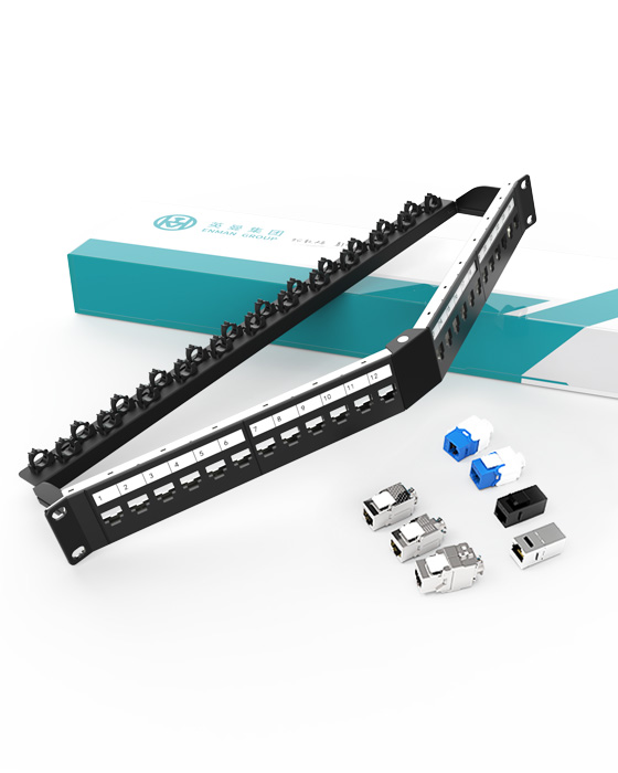 1U24口-屏蔽折彎空配架