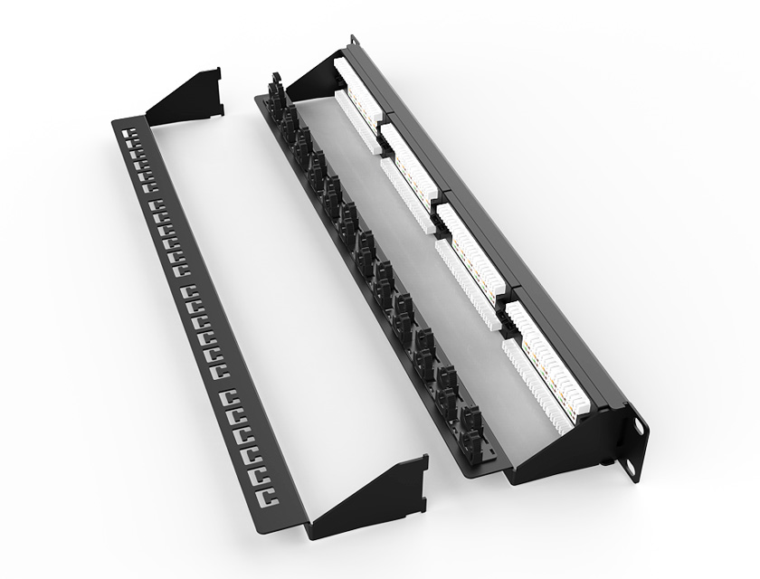 1U24口-非屏蔽網絡配線架詳解！