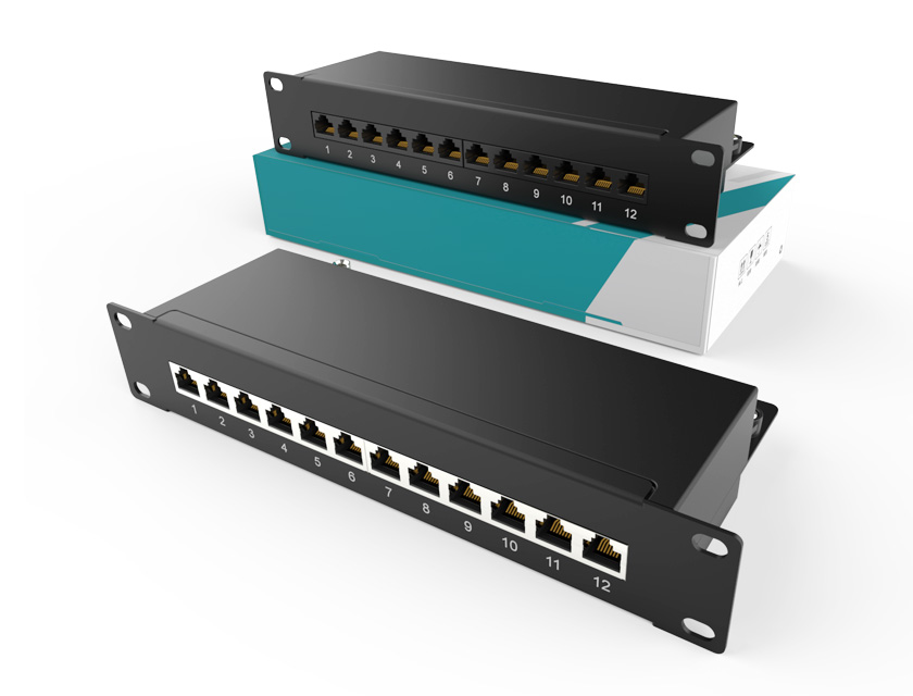 1U12口-英曼網絡配線架的分類及區別