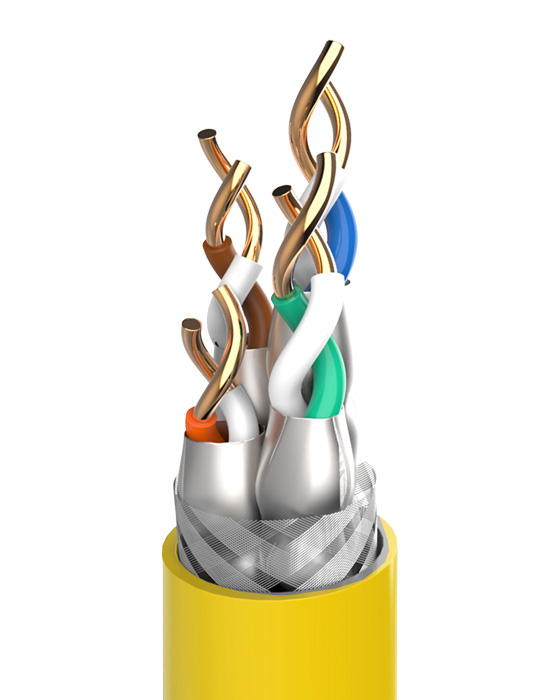 八類-雙屏蔽專業工程網線(SFTP)