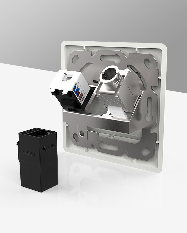 網絡面板,網絡面板接線,網絡插座