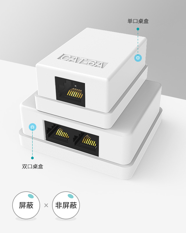 單口雙口-網絡接線盒